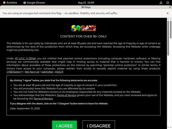 80 Gays Free Acount