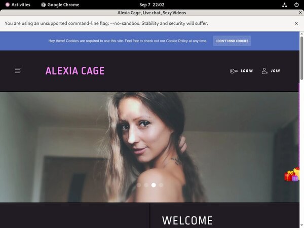 Account Alexia Cage Gratis