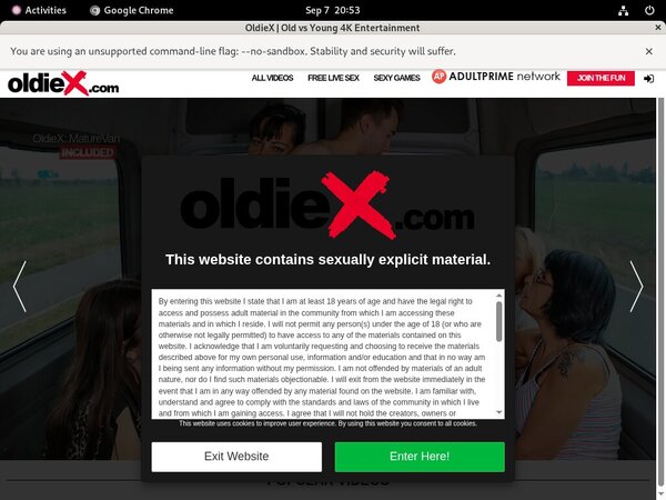 Account Oldie X Gratis