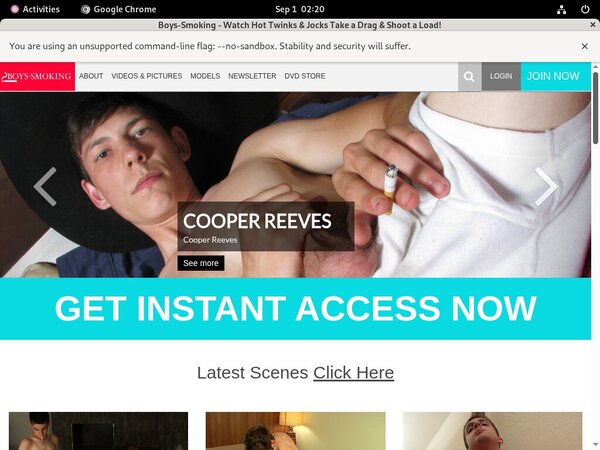 Boys Smoking Trial Pass