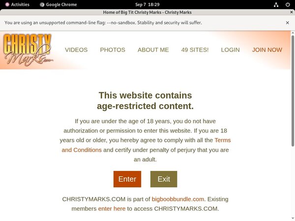 Christymarks.com With Discover Card