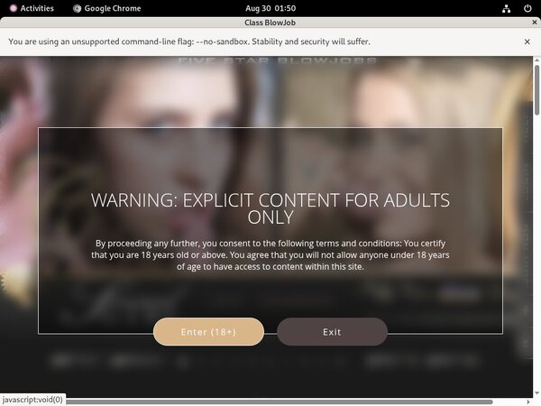 Class Blowjob With Webbilling.com