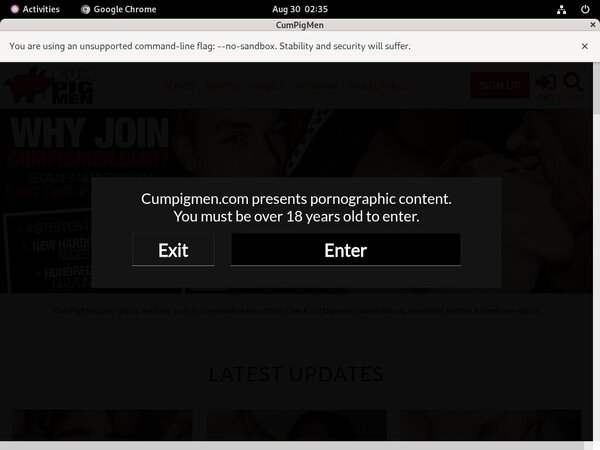 Cum Pig Men Update