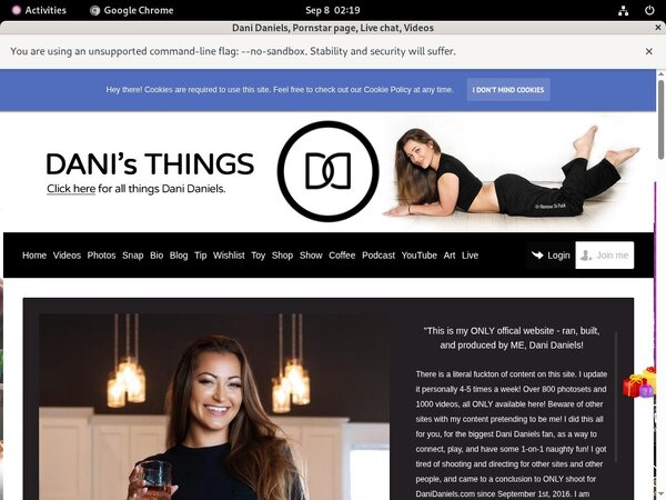 Dani Daniels Upcoming