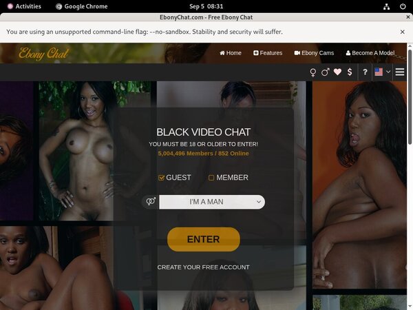 Ebonychat Account Premium