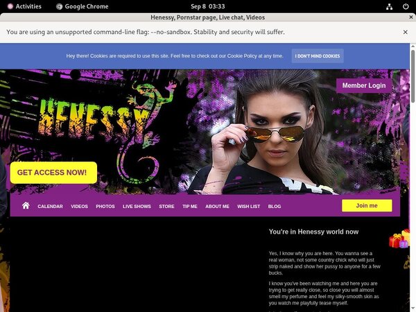Free Account For Henessy
