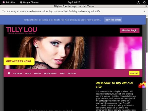 Free Accounts On TillyLou