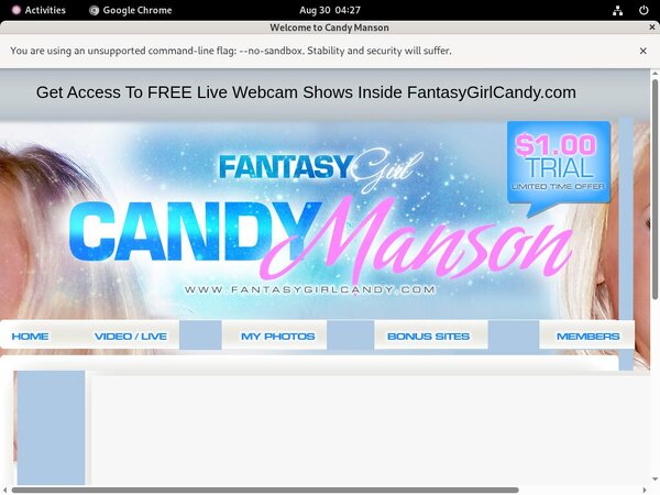 Free Fantasy Girl Candy Password Account