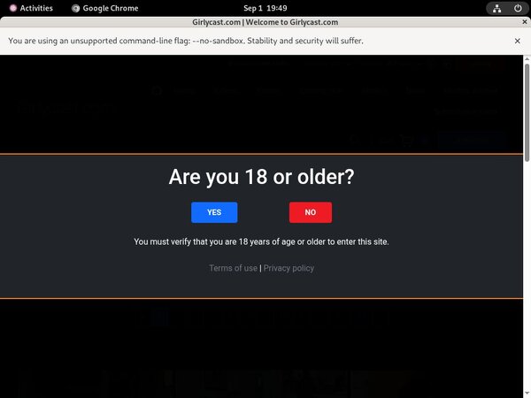 Free Girlycastshop.com Account Passwords