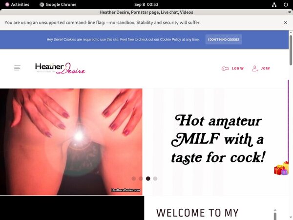 Free Heather Desire Porn Accounts