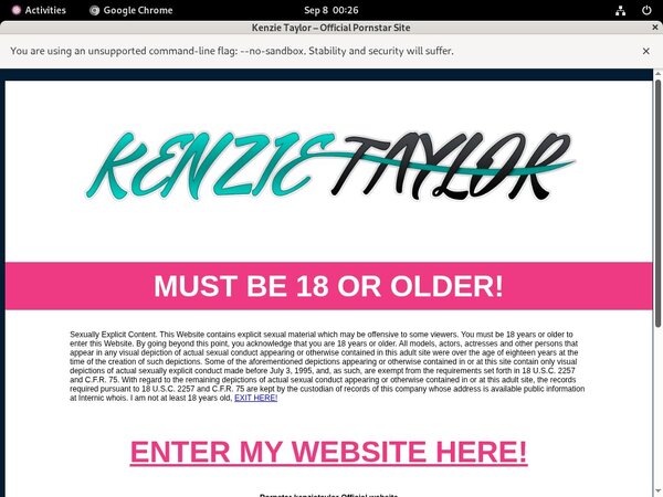 Free Kenzietaylor.com Membership