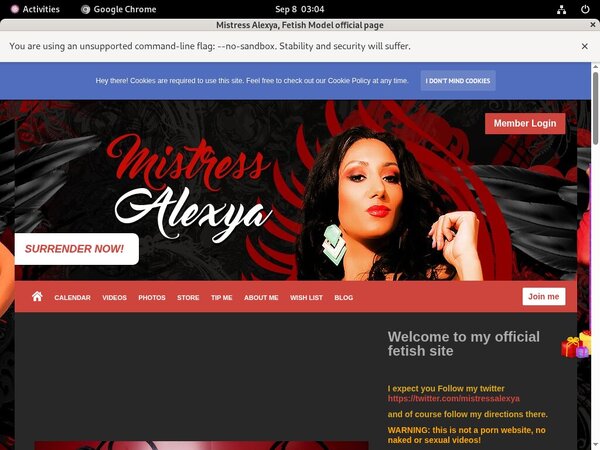 Free Mistress Alexya Membership Trial