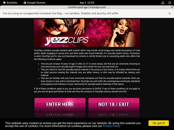 Free Passwords Yezzclips.com