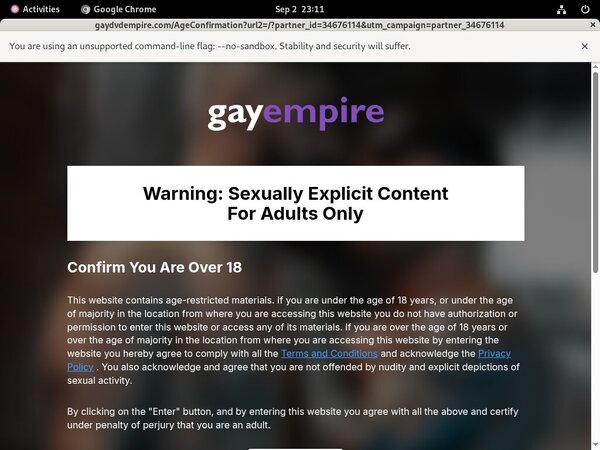 Gay Empire Parola D'ordine Gratuito