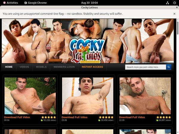 Get Cockylatinos.com Free Login