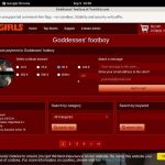 Goddesses Footboy With Bitcoin