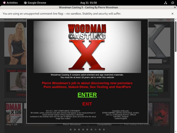 Gratis Woodman Casting X