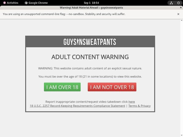 Guysinsweatpants.com Trial