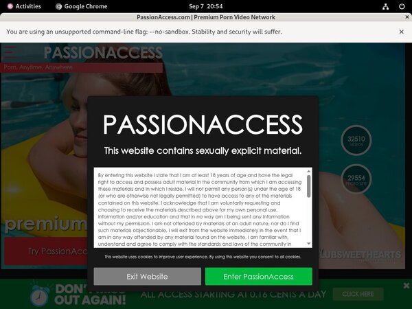 How To Get Passion Access Account