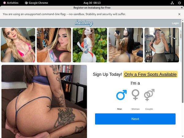 Instabang Free Membership