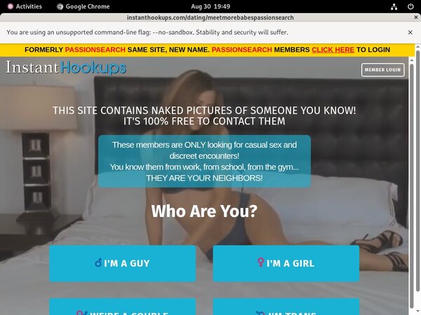Instanthookups.com With No Credit Card