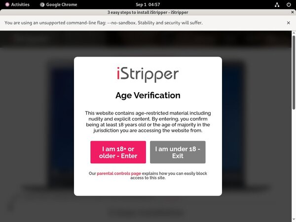 Istripper Limited Sale