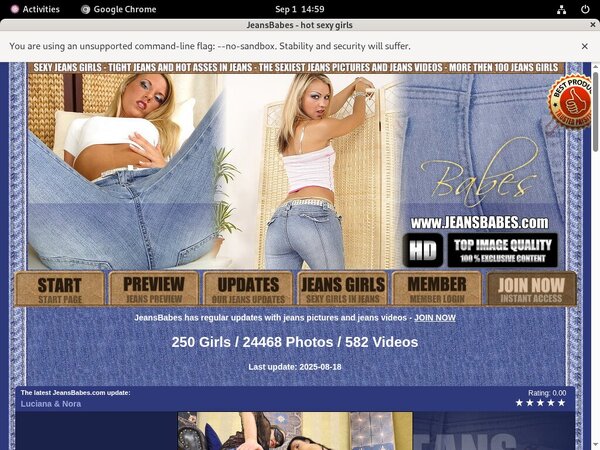 Jeans Babes Membership Account