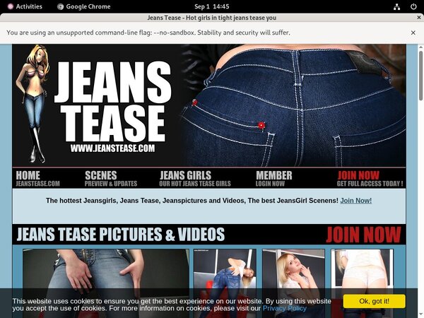 Jeanstease.com Hd New