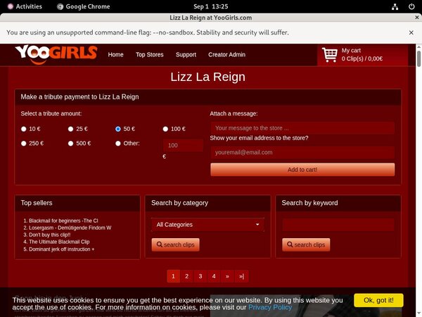 Lizz La Reign Discount Promotion