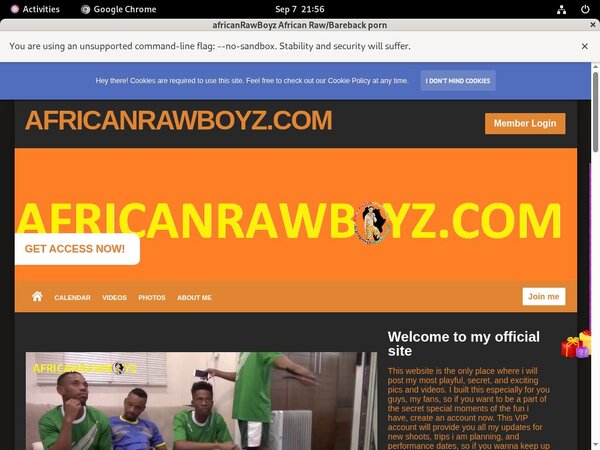 Login To AfricanRawBoyz For Free