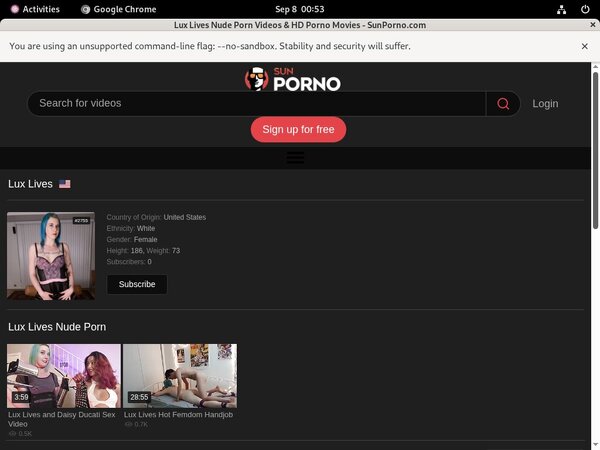 Lux Lives New Sex Videos