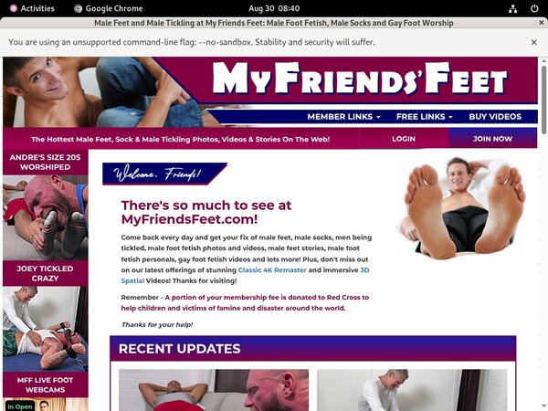 Myfriendsfeet Membership Deal