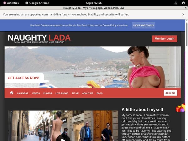 Naughty Lada No Credit Card