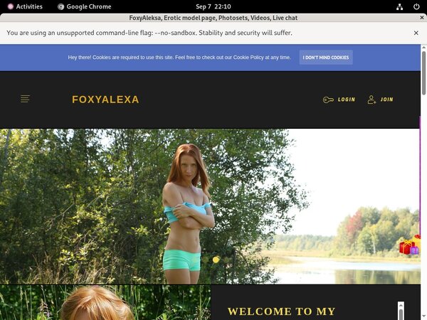 New Free FoxyAleksa Account