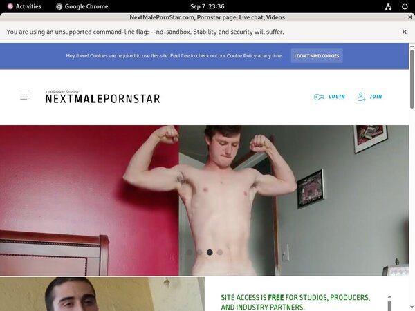 NextMalePornStar.com Free Id