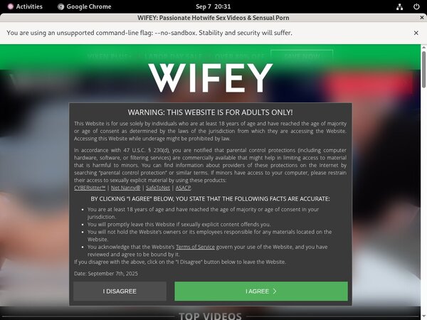 One Time Wifey Discount