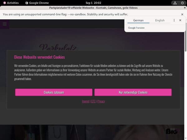 Parkplatzluder19.com Member Sign Up