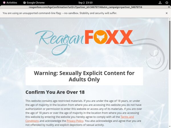 Reaganfoxx.com Working Password