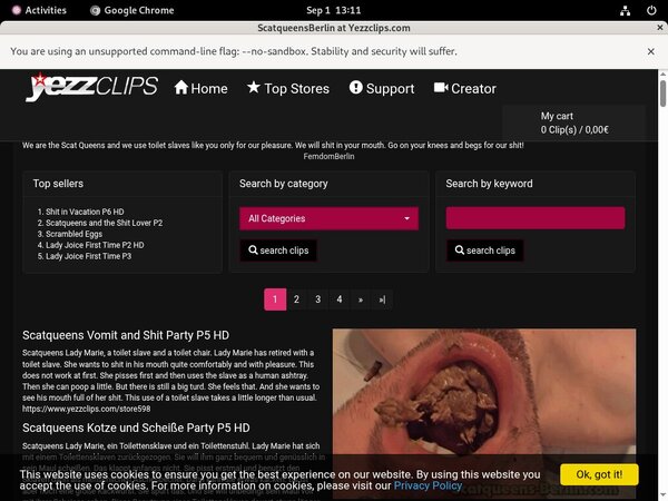 Scat Queens Berlin Site Review Scat Queens Berlin Site Review