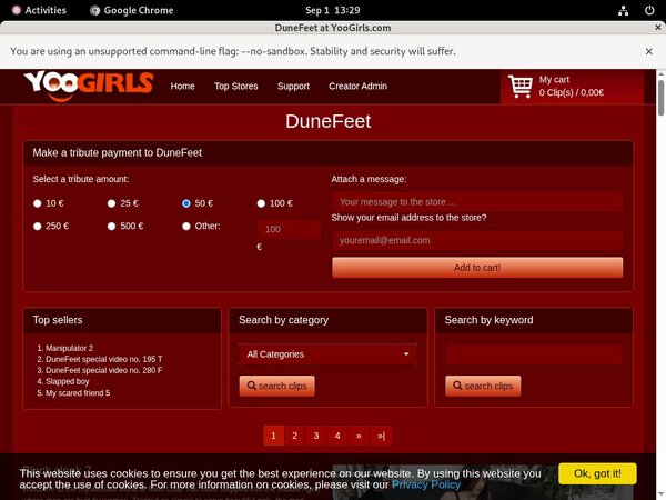 Sign Up For Dunefeet