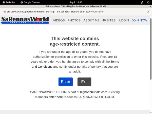 Site Rip Sarennasworld.com