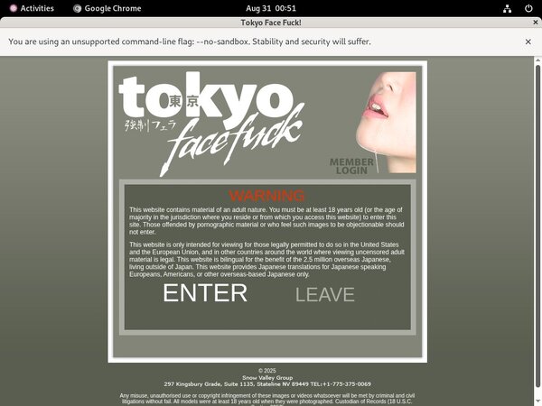 Tokyofacefuck Discount Link Code