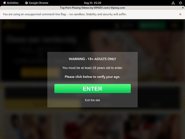 Vipissy Working Password