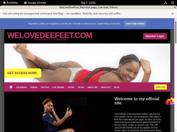 Welovedeefeet Euro Direct Debit