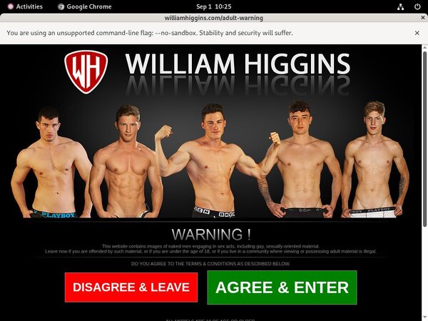 William Higgins Sign Up Link
