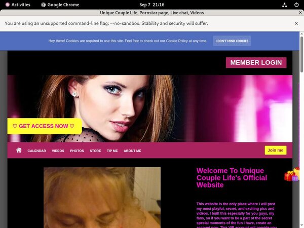 Working Uniquecouplelifecontent.com Account