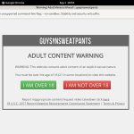 Guysinsweatpants Site Rip New