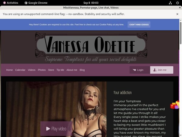 Videos Missvanessa.modelcentro.com