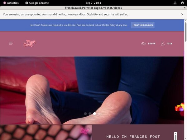 Discount Frances.modelcentro.com Sign Up