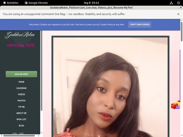 Goddessrobin.modelcentro.net Discount Sign Up